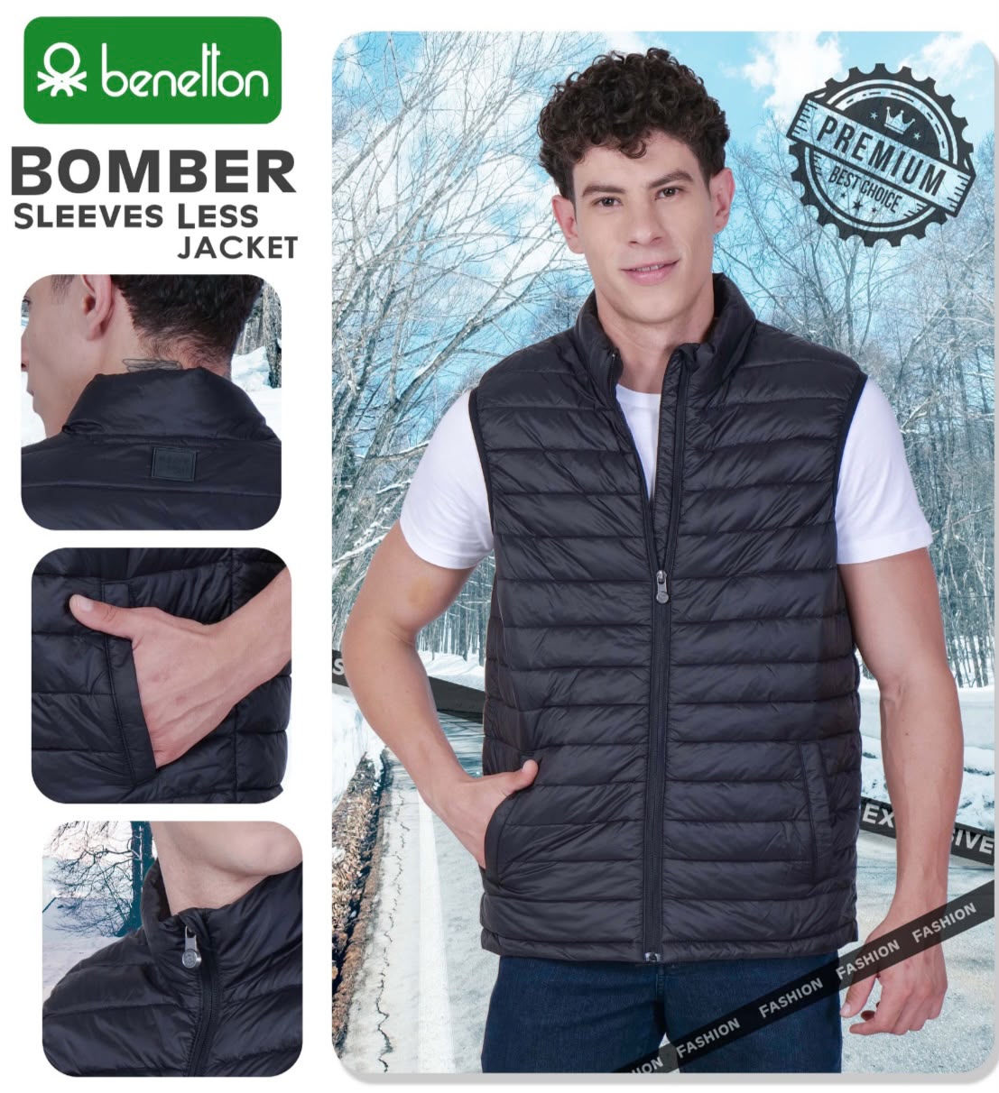 BOMBER SLEEVES LESS 